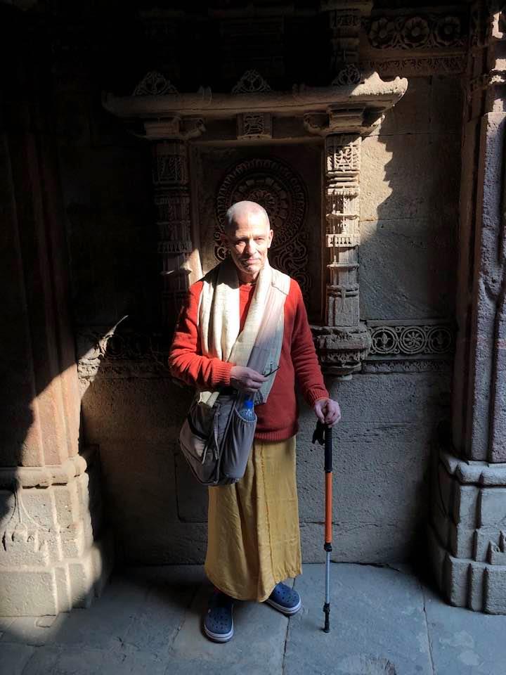 Dr Kenneth at Adajal Stepwell