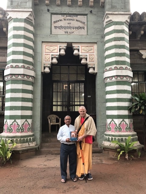 Dr Kenneth R Valpey with Srikant Bahulkar