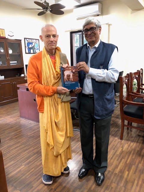 Dr Kenneth R. Valpey with Bibek Debroy